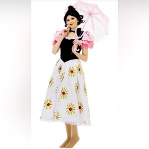 Haunted Mansion - Tightrope Girl Floral Pink and White Dress